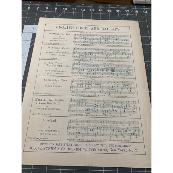 "Out of the Cradle Into My Heart"  by L. Wolfe Gilbert  Anatol Friedland 1916 - Picture 3 of 5